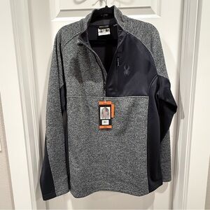 Spyder Men's Performance Jacket in Gray and Black